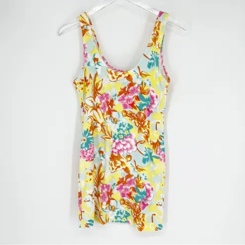 Urban Outfitters ‎ Outfitters Ecote Lola Terry Floral Mini Dress XS