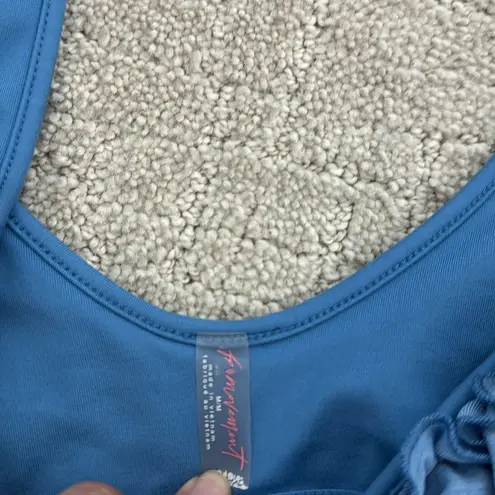 Free people movement smockin hot blue workout Tank align Alo bustier full length Size M