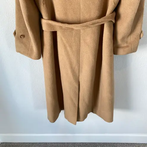 Talbots Tan Wool & Angora Blend Classic Coat Size 10P