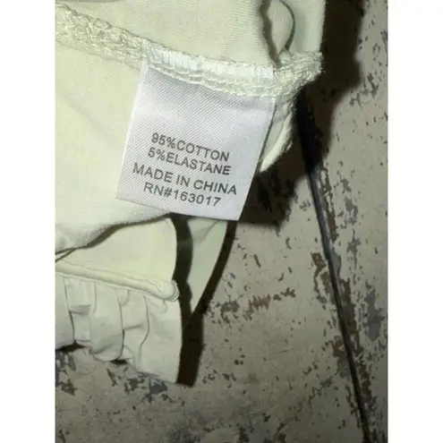 Princess Polly  Karla Crop top, size 6, sage green