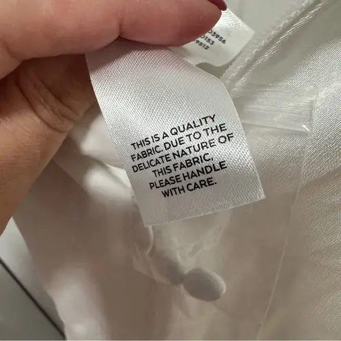 Lulus  Elegant Confidence NWT Medium White Satin Flutter Sleeve Cutout Maxi Dress