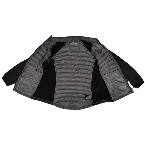 Weatherproof 32 Degrees Down Puffer Lightweight Jacket Size Large Gray Black