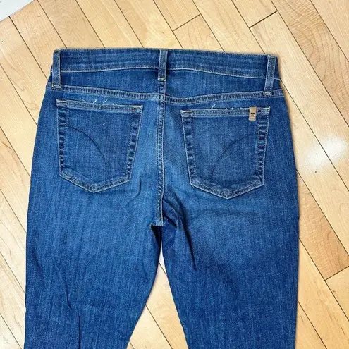 joe's jeans Mabel Skinny Crop Fun & Flirty Jeans w/ Fringe Hem - size 28