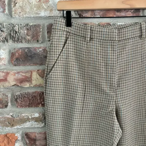 ALC Frank A.L.C Edwin Split Hem Plaid Print Pants, 8