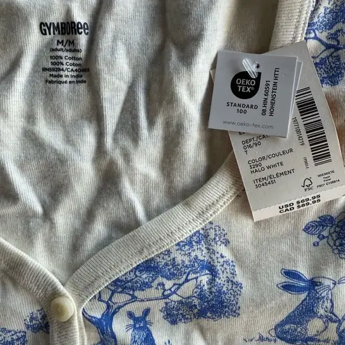 Gymboree Mommy And Me Bunny Cotton Pajamas Ivory Medium NWT IN PACKAGE