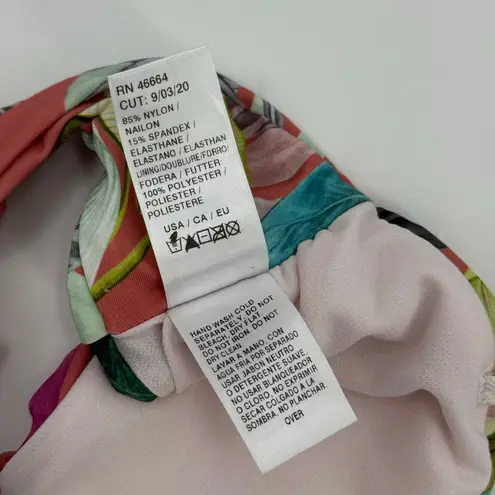 BASTA SURF Bikini Top Size Small NEW Tropical Leaf Print NWOT Tie