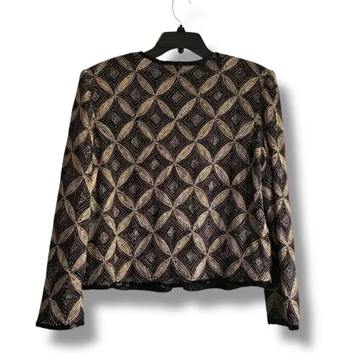 Papell Boutique Vintage Evening beaded cardigan jacket