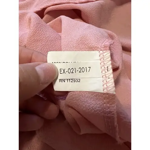 Exist Tank Tunic Top Sleeveless Size Medium Pink Aztec Lightweight Preppy Modern