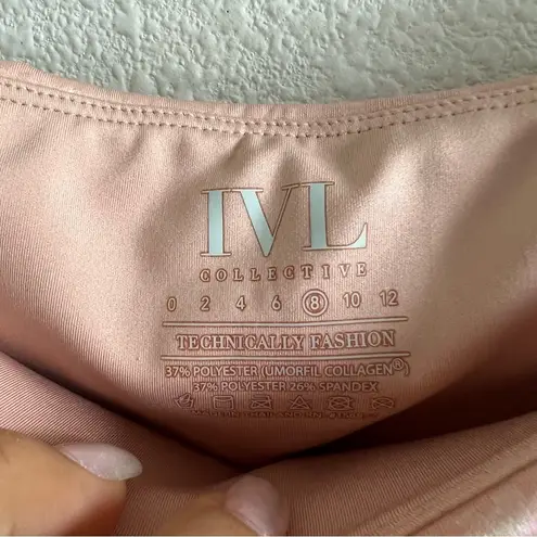 NWT IVL Collective Active Iridescent High Waist Leggings Leopard 8