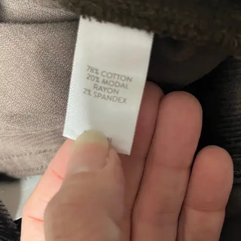 J. Jill Chocolate Corduroy Wide Leg Flare Pants Women's Size 18 Brown