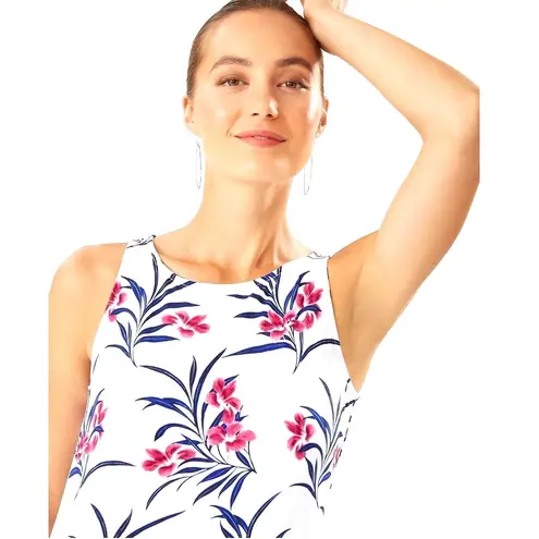 Tommy Bahama Oasis Blossoms Hi Neck Spa Dress Large Floral Stretch Beach Resort