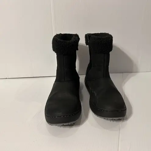 L.L. Bean black suede winter boots women size 8.5 medium