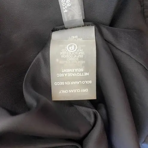 Karl Lagerfeld Paris Tweed Metallic Boucle Shift Mini Dress Womens 4 Black White