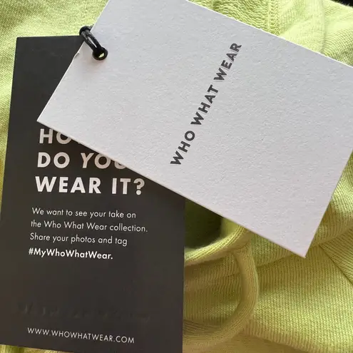 Who What Wear  Women's Green Hooded Sweatshirt - Size Small - NWT