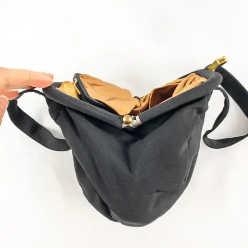 J. R. Julius Resnick Vintage Black Purse Bag Satin Coin Purse Womens One Size