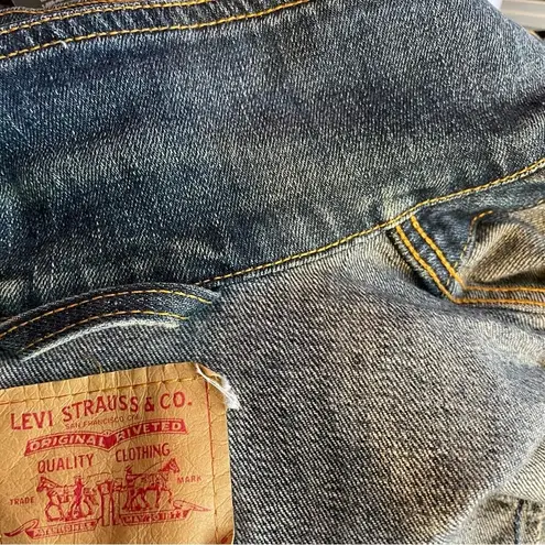 Levi's Vintage Y2K 2000s  Classic Jean Jacket Stretch Denim womens ladies S small