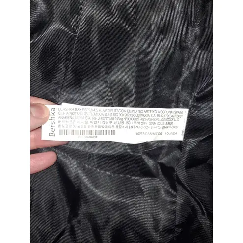 Bershka Black Feminine Cut Loose Fit Blazer Size XS