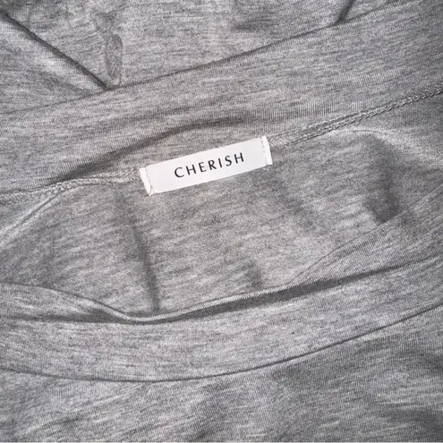 Cherish NEW Grey Off the Shoulder Top