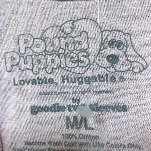 Self Care Dog Spa Distressed Pound Puppies TV Series Tee M/L