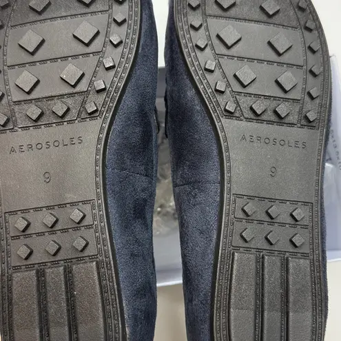 Aerosoles Women's Over Drive Driving Style Loafers- Size 9 W- Navy Blue