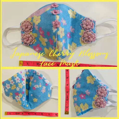 Handmade 😷 Japanese Cherry Blossoms Face Mask