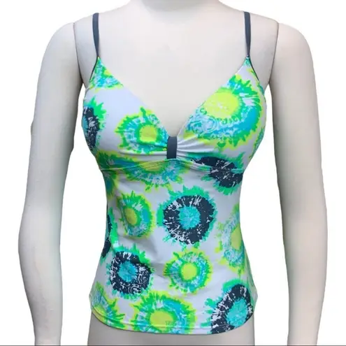 Free Country Tie Dye Tankini Top Size S New