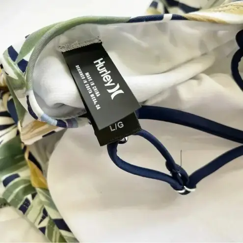 Hurley  Palm Frond One Piece Swimsuit UPF 50+ Size Large NWOT