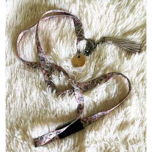 Sakroots Floral Crossbody Bag with ID Lanyard and Bee Keychain Boho Purse