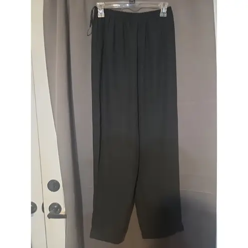 Leslie Fay Black Elastic Waist Slacks, Women's Size 6, Professional Workwear