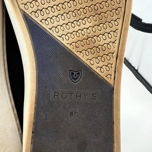 Rothy’s The Original Slip On Sneaker black solid soft sustainable eco size 8.5