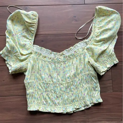 ZARA  Satin Effect Printed Top Size S