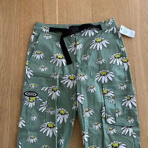 By Samii Ryan Low Rise Daisy Cargo Pants in Sage Green Size 30