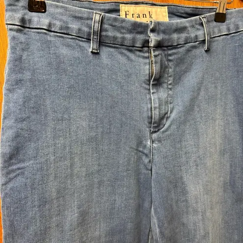 Frank & Eileen Kinsale Performance Denim Pants Blue Medium Wash Grinding 10