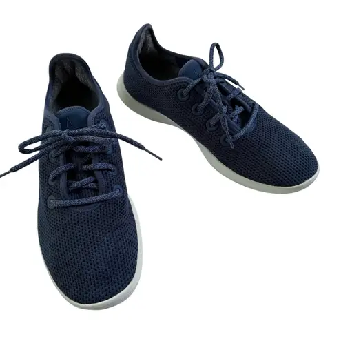 Allbirds Men’s Tree Runners Hazy Indigo Blizzard Sole Size 9