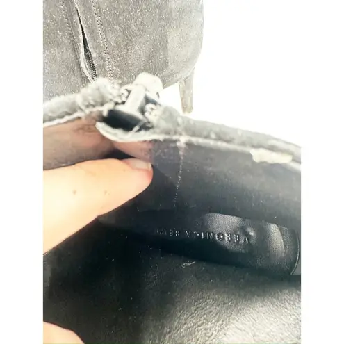 Veronica Beard Dali Black Suede Stiletto Heel Booties Size 8.5M