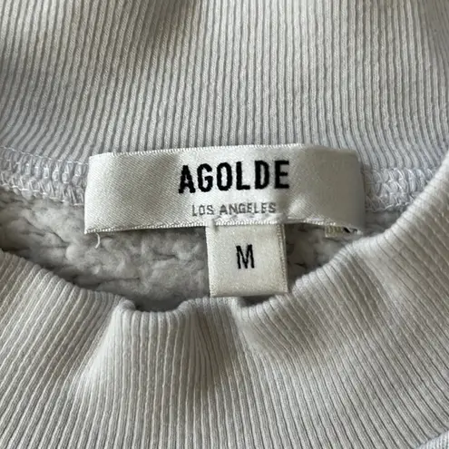 AGOLDE  Box Sweatshirt Women’s The Round Shoulder Half Sleeve size Medium