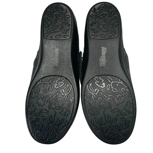 Alegria Lauryn Metallic Blue Leather Comfort Shoe LAU-853 EU 40 US 9-9.5 EUC