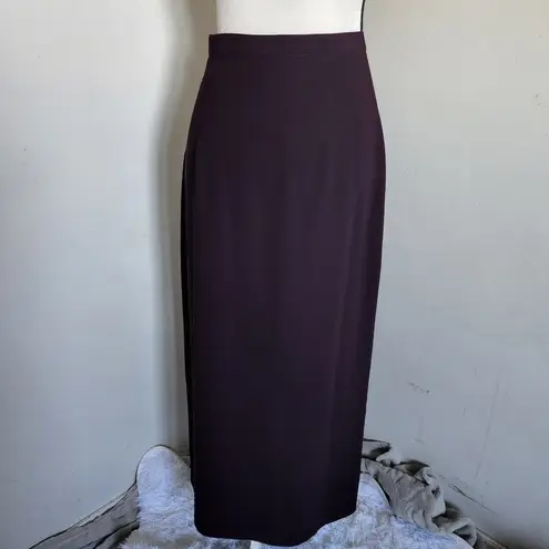 Modern Elements Dark Purple Jewel Tone Maxi Skirt Size 12