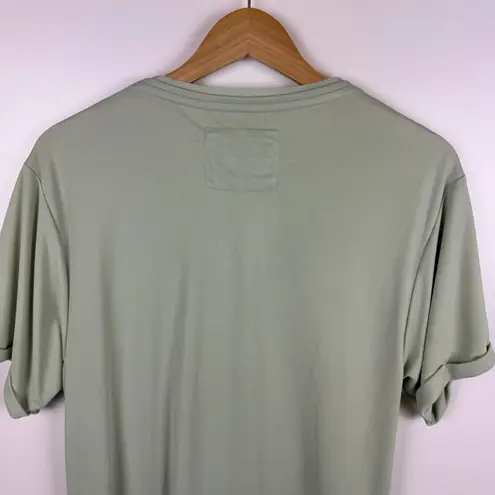 Anthropologie Saturday Sunday Womens Short Sleeve Top Sage Green Sz XS Soft