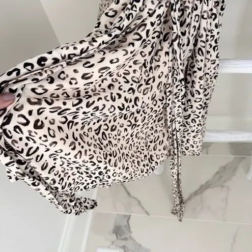 11 Honoré 11 Honore Collection Valentina Animal Print Skater Dress SZ 14