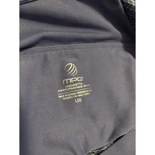 MPG Dress Womens Size L Athletic Shelf Bra Racerback Travel Performance Gray Size L