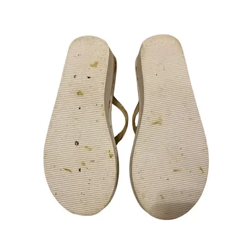 SO Wear It Declare It Platform Flipflops Y2K Vintage Coastal Beach Vacation Well White Size 7