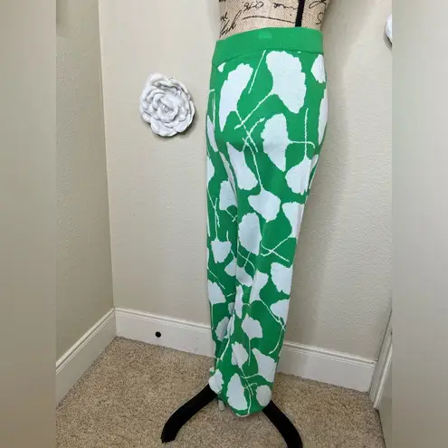 Diane Von Furstenberg X Target Ginkgo Green Sweater Knit Wide Pants Sz XXL