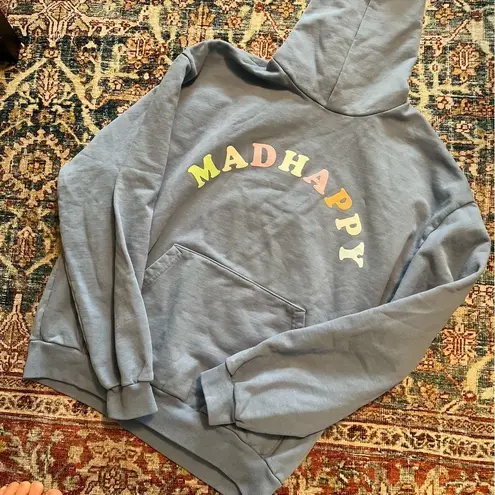 Madhappy NWOT  Lavender Optimist Hooded Sweatshirt Size Medium 100% Cotton