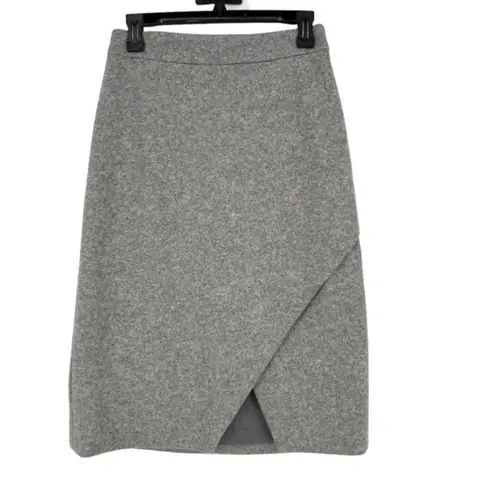 Classiques Entier Straight Wool Blend Tulip Hem Skirt Size 10