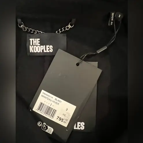 The Kooples Manteau Hiver Wool Belted Coat – Size 3 (Large) – NWT $795