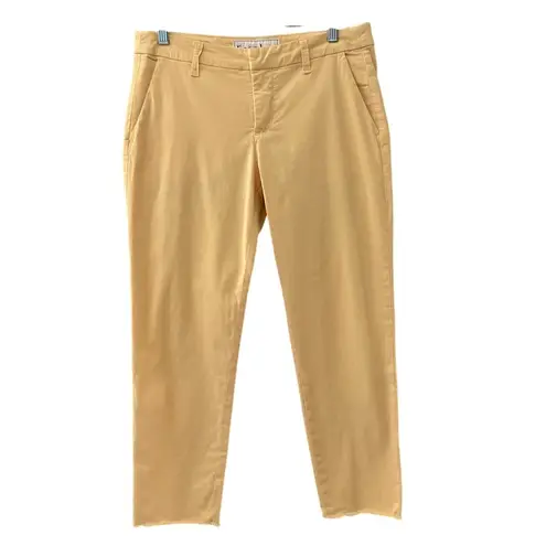 Frank & Eileen Wicklow Italian Chino Pants Light Yellow Size 6