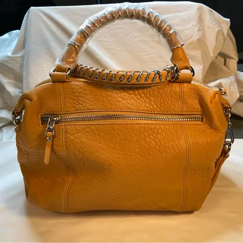 Ash NWT, shoulder Bag, with Crossbody strap, Soft Leather, zippers, grommets