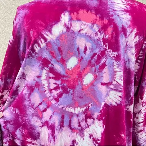 LOGO By Lori Goldstein LOGO X SmileyWorld Pink Combo Shirt Size Medium