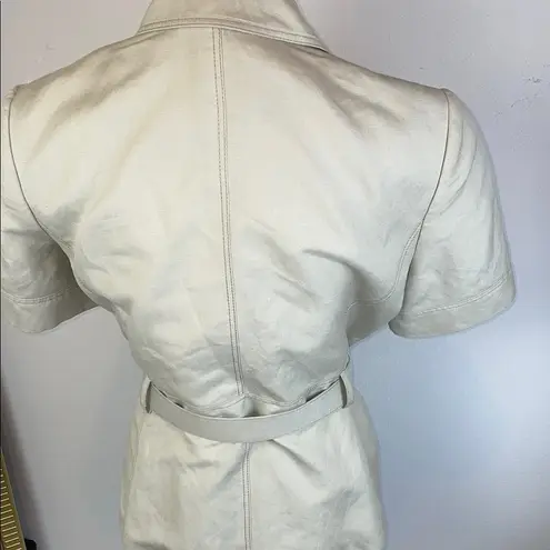 Alex Marie Cream Tailored Blazer with Belt